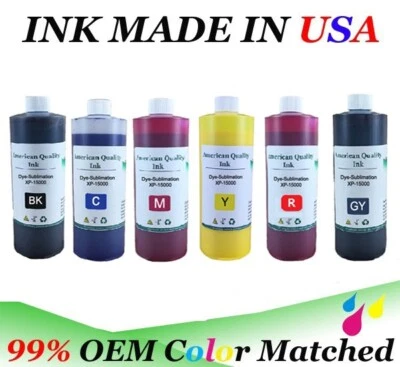VC Dye Sublimation Ink 6-250ml bottles (non-OEM) for Photo Expression XP-15000