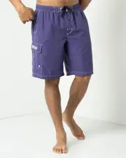 [Billabong] Billabong Men's Throw On Board Shorts in Fig Red Size XL XL Fig Red