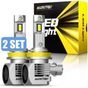 4 PCS LED H11 Light Bulbs 1:1 Mini Size 600% Brighter 6500K White Plug & Play T