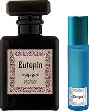 Eutopia Perfumes | Woody Musk Set 50ml Perfume + 10ml Perfume Oil | Inspired by CHNL-Bleu De CHNL | Perfume for Men