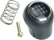 Newtown2700-parts Gear Knob Compatible for VW T5 T6 Bus Transporter Multivan Box 6 Speed Black Cap