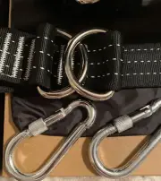 Climbing/ Holding/ Hammock Straps and Carbiniers- Camping . Max 6K Lbs!!New