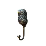 Brass Wall Mounted Hook Owl Bird Style Decoration Home Handmade Hanger