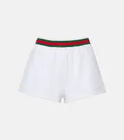 [Gucci] Gucci Cotton jersey shorts AU 18 white