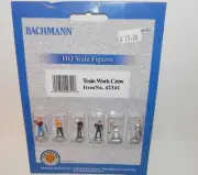 Bachmann HO Scale Train Work Crew #42341 NIP
