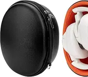 Geekria Shield Headphones Case Compatible with JBL Tune 770NC/750NC, Live 650 BTNC, E65BTNC, Replacement Hard Shell Travel Carrying Bag with Cable Storage (Black)
