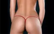 SEXY V BACK G-String MICRO PANTY THONG TANGA RHINESTONES DANCER Exotic Lingerie