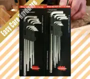 Long Arm Star Torx Alan Allen Hex Key Wrench Set 18 pc pcs Kit