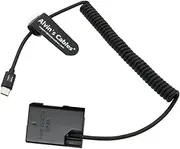 [Alvin's Cables] EN-EL14 Dummy Battery to PD USB-C Coiled Cable Power Adapter Replacement for Nikon D3100 D3200 D3300 D3400 D3500 D5100 D5200 D5300 D5500 D5600 P7100 P7700 P7800 Cameras