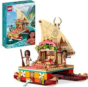 LEGO Disney Princess Moana’s Wayfinding Boat 43210 Building Toy Set; an Imaginative for Kids Aged 6+ for Creative Play