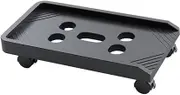 Operitacx Mobile CPU Stand with Wheels Computer Tower Holder for Home Office Cart with Stable Construction for Elevating Computer Cases