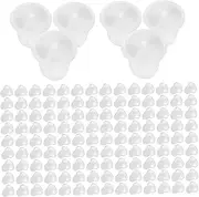 TOVINANNA 3000pcs Earrings Backs Secure Piercing Ear Back Pierced Ear Studs Back Replacement Earring Back Earring Backing Support Ear Backs for Earrings Silica Gel Transparent
