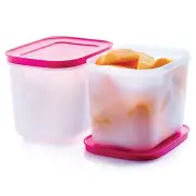 Tupperware Set Of 2 Freezer Mates Plus Small Deep New 4.75 Cups Each