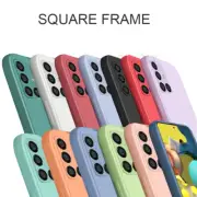 For Samsung S23 S22 S21 Ultra S20 FE A34 A53 A54 Liquid Silicone Soft Case Cover