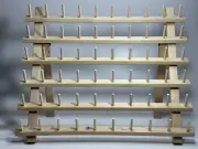 June Taylor 60 Spool Wood Thread Rack Holder Sewing Embroidery Organizer ~ NEW