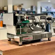 Beautiful Custom White 2 Group Linea AV Commercial Coffee Machine