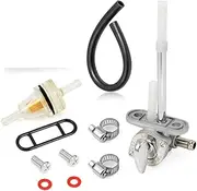 Fuel Valve Petcock 8MM High Flow Rebuild KIT for Bla-ster200 YFS200 Breeze 125 YFA1 Grizzly 125 YFM125G RT100 BW80 200 350