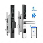 Sliding Smart Door Lock TTLock App Alexa Fingerprint Digital Code RFID Anti-Lock