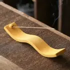 Handicraft Wave Incense Sticks Holder Ceramic Incense Holder Bedroom