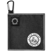 New T.A.G. Golf Towel Sidekick - Black