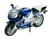 BBURAGO SUZUKI GSX-R750 1:18 MOTORCYCLE DIE CAST MODEL NEW IN BOX LICENSED
