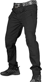 Quick Dry Pants - Kids Youth Hiking Pants - Waterproof Ripstop Outdoor Pants with Pockets Travel Exercise Running Jogging Hiking Pants Black Dobooo
