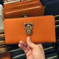 在飛比找樂天市場購物網優惠-美國帶回～Michael kors 金屬logo長夾 （現貨