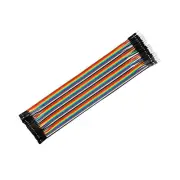 Male to Female 40P Jumper Wire 2.54mm Pitch Ribbon Cable Breadboard 21cm Long