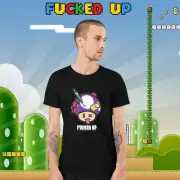 F#cked Up,Super Mario World,Dope,Stoned,Funny TShirts,Mushroom