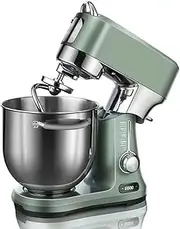 Stand Mixer, Kitchen Electric 9 Speed ​​Tilt Head 800W Food Mixer with Large 7L Stainless Steel Bowl and 3 Attachments Dough Hook, Beater and Whisk, Kitchen Aid Mixer for Baking