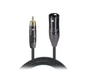ProX XC-RXM5 5' Ft. High Performance XLR Male to RCA Male Unbalanced Audio Cable