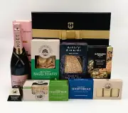 Celebration Gift Basket Gift Hampers with Moet & Chandon Rose Brut