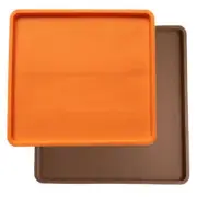 Silicone Dehydrator Sheets with Edge for 14" x 14" Trays, Non-stick Tray Liner_