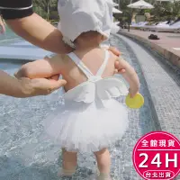 在飛比找蝦皮商城優惠-【梨卡】兒童泳衣 兒童泳帽 女童泳衣 女童泳裝 寶寶泳衣 幼