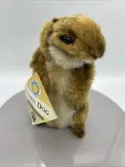 Smithsonian Institute Realistic 8" Brown Furry Plush Prairie Dog Stuffed Animal