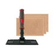 Red TechnoPad Window Cleaning Kit with Walnut Scrub Pads