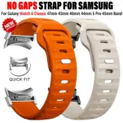 QuickFit Silicone Band For Samsung Galaxy Watch6 Classic 43 47mm 654 Sport Strap