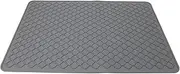 Electric Stove Cover Mat, Silicone Cooktop Protector for Kitchen Microwave Oven Laundry Washer (Gray)