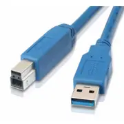 [AT-USB3-AB-1M] USB 3.0 Printer Cable 1m - Type A Male to Type B Male Blue Colour