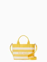 Jett Beach Time Striped Canvas Small Tote