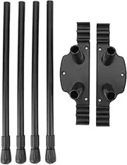 Table Metal Legs | Camping Furniture Table Legs, Heavy Duty Desk Legs, Adjustable Folding Dining Table Legs for Bench, Removable Lifting Portable Table Legs, Lightweight and Foldable Tables Legs
