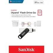 SanDisk iXpand 64GB Flash Drive Go for iPhone/iPad