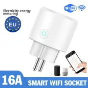 Smart Socket Voice Remote Control Power Statistics European Standard Socket
