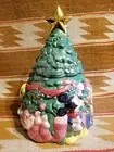 RARE SWEET DISNEY MICKEY & FRIENDS CHRISTMAS TREE COOKIE JAR LIMITED EDITION