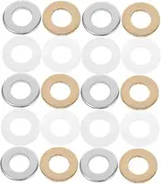 Mikinona O-type Gasket Combination 120pcs Flat Washer Set Assorted Sizes for Household Electrical
