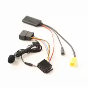 Bluetooth 5.0 Aux Cable Microphone Adapter ISO Kit for Fiat Grande Punto 2007+