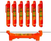 7 Pcs Hanging Bubble Line Level for Building Trades, Engineering, Surveying, Met