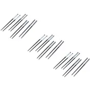 3x 4pc Davis & Waddell Bamboo Reusable Chopsticks Set Pairs 22x1cm Black/White