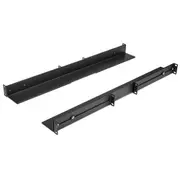 StarTech.com 1U 19" Server Rack Rails 24-36" Adjustable Depth /Universal 4 Post Network/Server/UPS Equipment Mounting Rack Mount Rail Kit - Steel