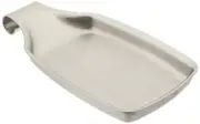 Stainless Steel Spatula Spoon Rest,Silver